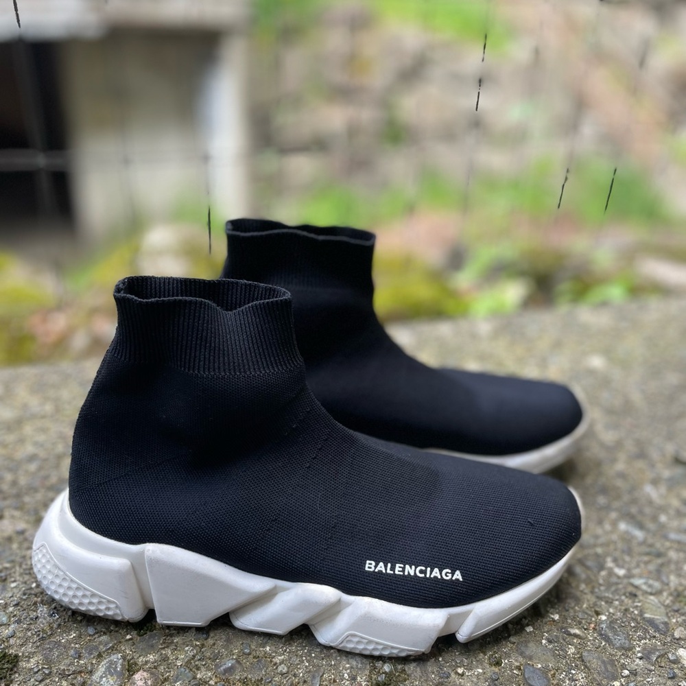 Balcenciagia Speed Train Tennis Sock Shoes